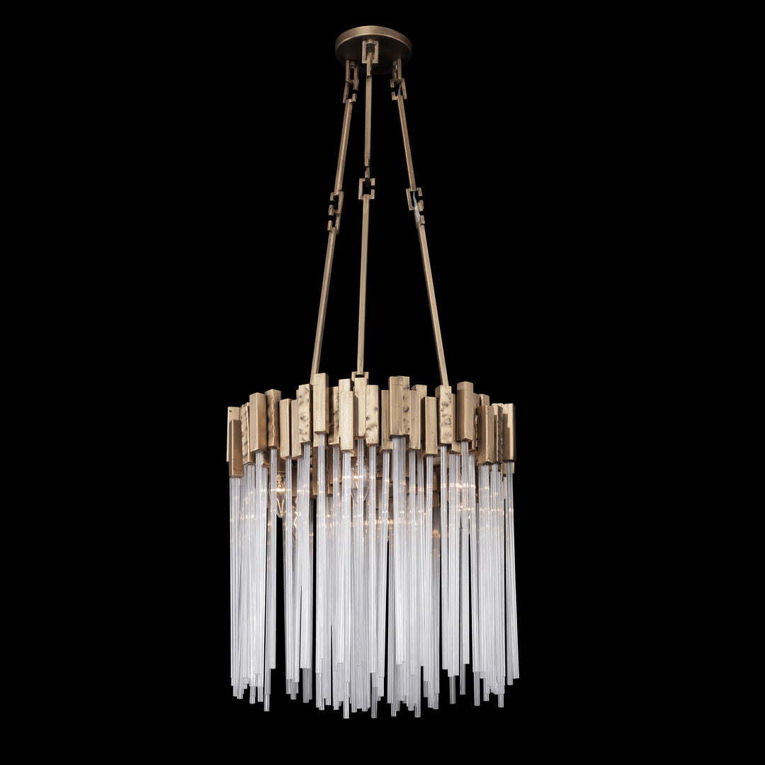 Varaluz Matrix 309P06HG Chandelier Light - Havana Gold