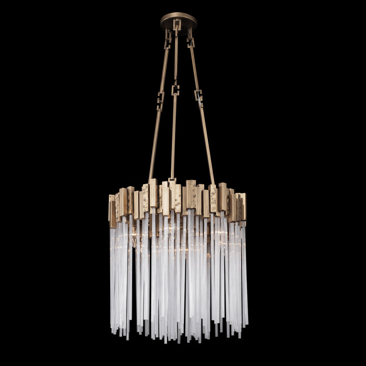 Varaluz Matrix 309P06HG Chandelier Light - Havana Gold