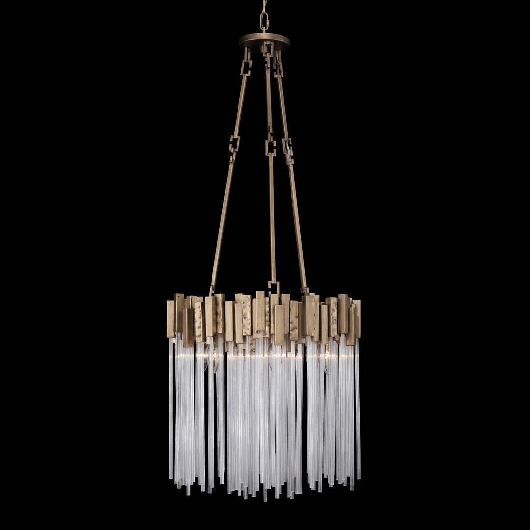 Varaluz Matrix 309P06HG Chandelier Light - Havana Gold