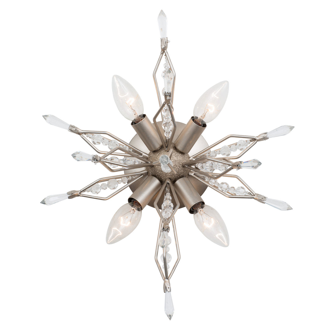 Varaluz Orbital 311W04GD Wall Sconce Light - Gold Dust