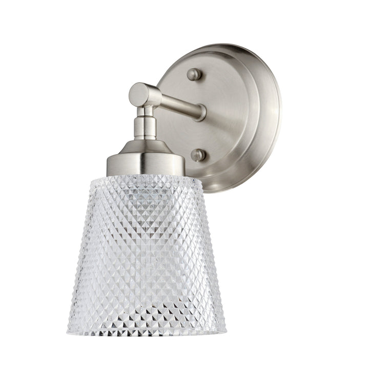 Varaluz Westport 312B01BN Wall Sconce Light - Brushed Nickel
