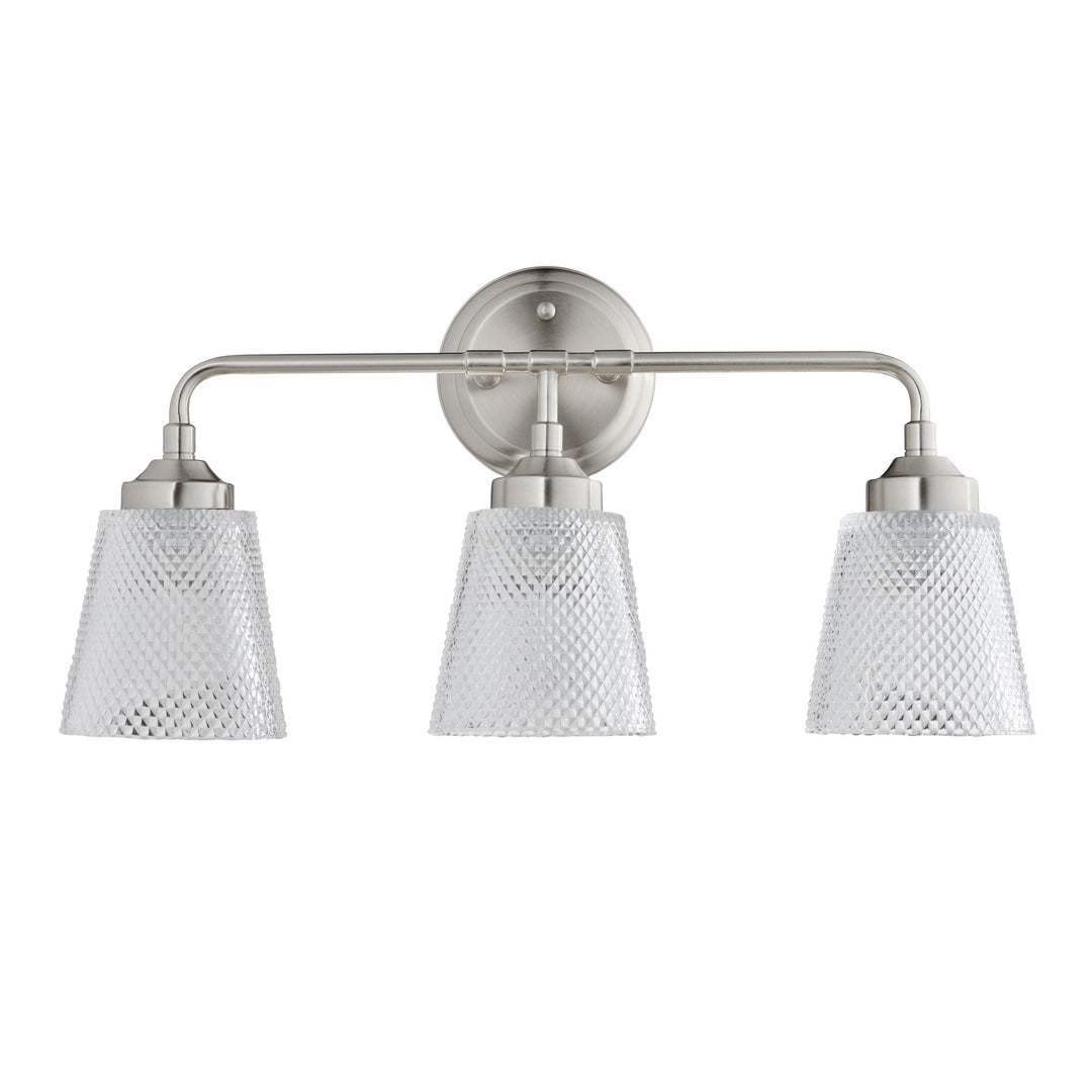 Varaluz Westport 312B03BN Bath Vanity Light 22 in. wide - Brushed Nickel