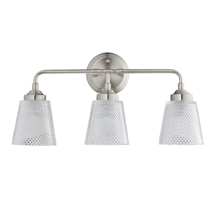 Varaluz Westport 312B03BN Bath Vanity Light 22 in. wide - Brushed Nickel