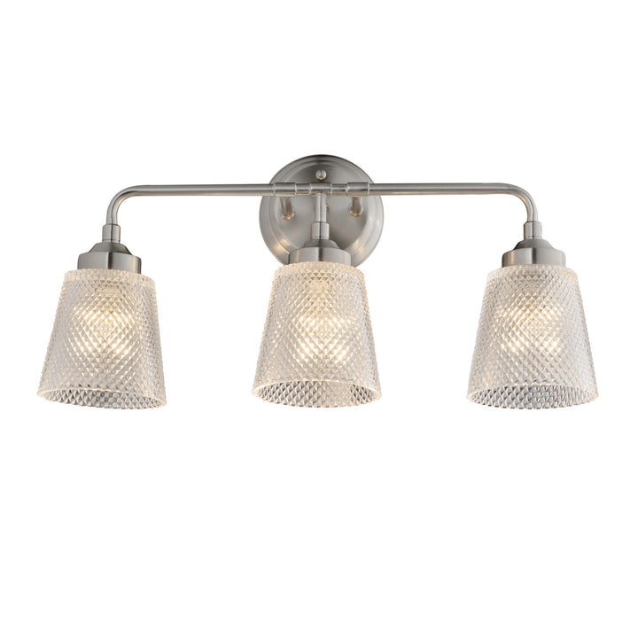 Varaluz Westport 312B03BN Bath Vanity Light 22 in. wide - Brushed Nickel