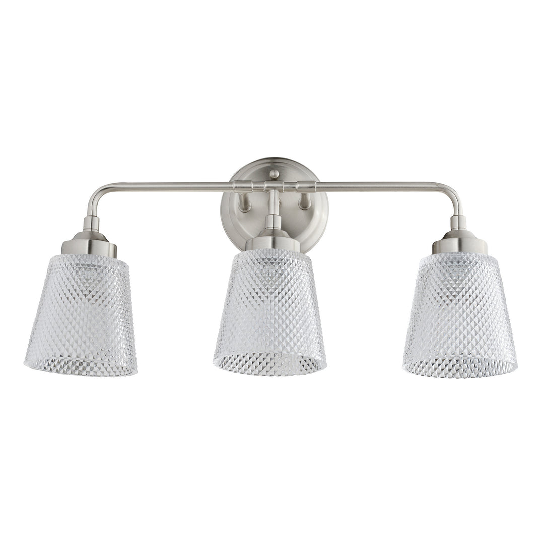 Varaluz Westport 312B03BN Bath Vanity Light 22 in. wide - Brushed Nickel