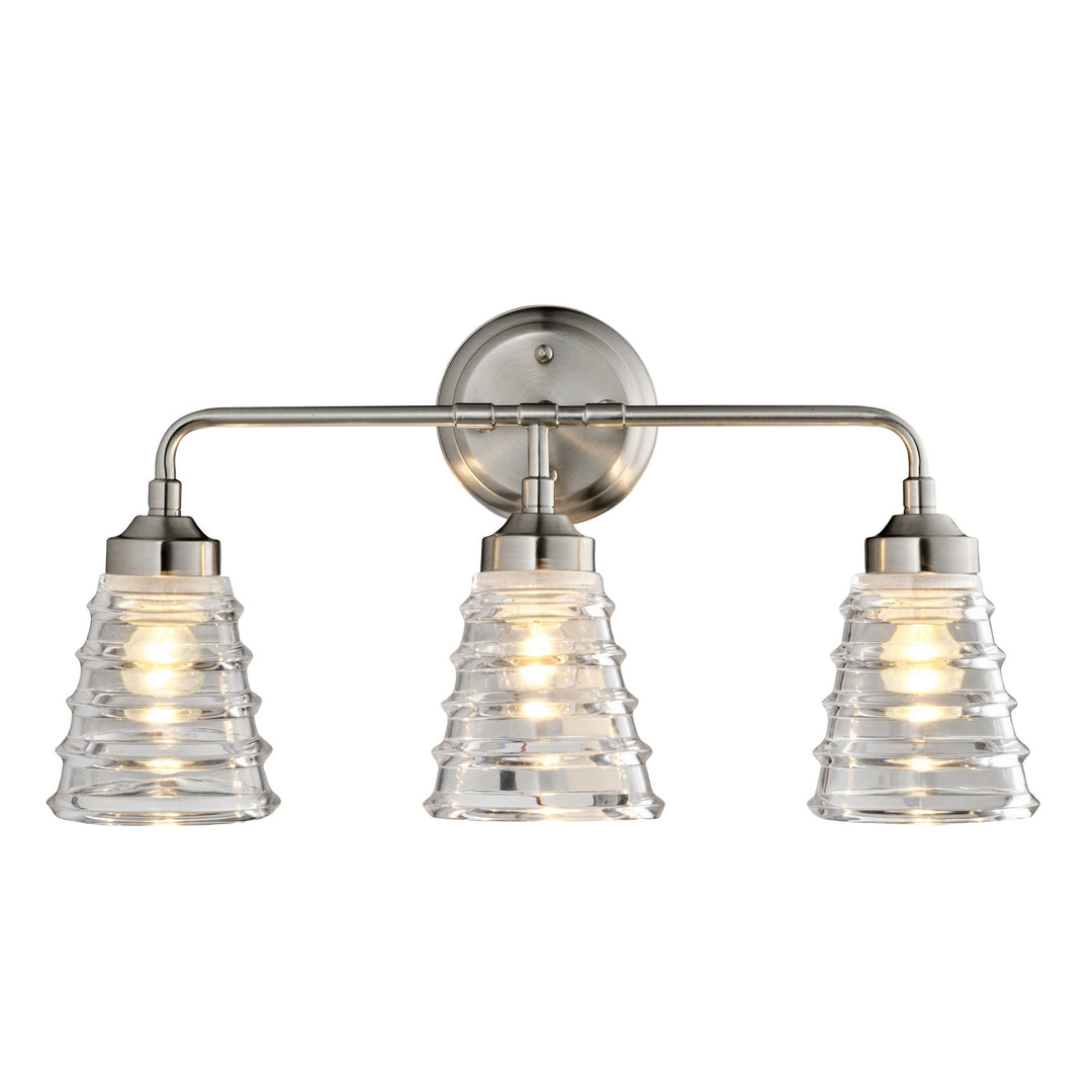 Varaluz Amherst 313B03BN Bath Vanity Light 22 in. wide - Brushed Nickel