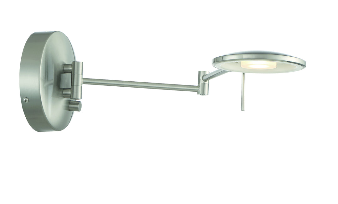 Arnsberg 225870107 Modern Dessau Turbo Lamp Satin Nickel