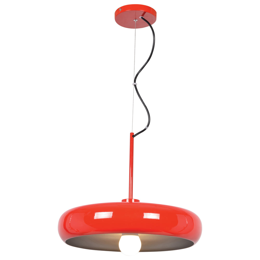 Access Bistro 23882LEDDLP-RED/SILV Pendant Light - Red and Silver