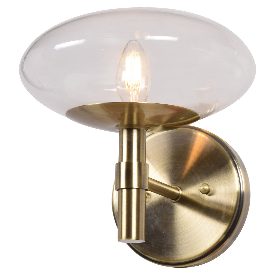 Access Grand 52091LEDDLP-BB/CLR Wall Sconce Light - Brushed Brass