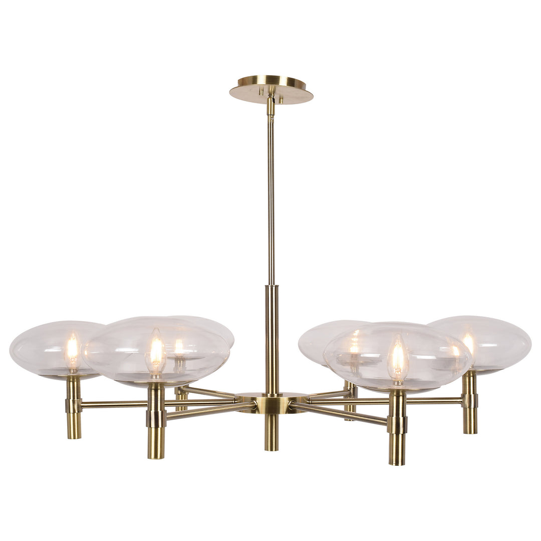 Access Grand 52093LEDDLP-BB/CLR Chandelier Light - Brushed Brass