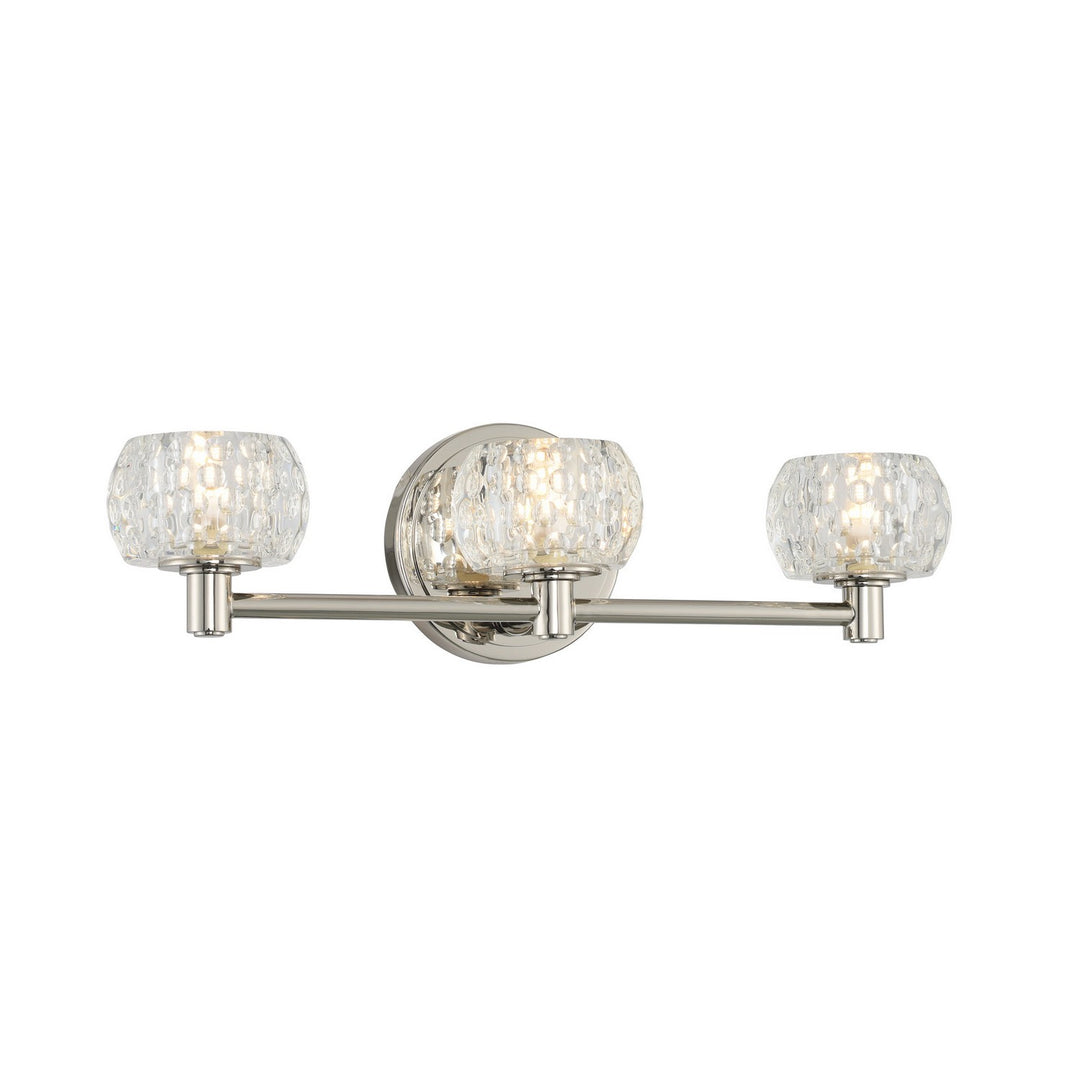 Kalco Ella 312833PN Bath Vanity Light 18 in. wide - Polished Nickel