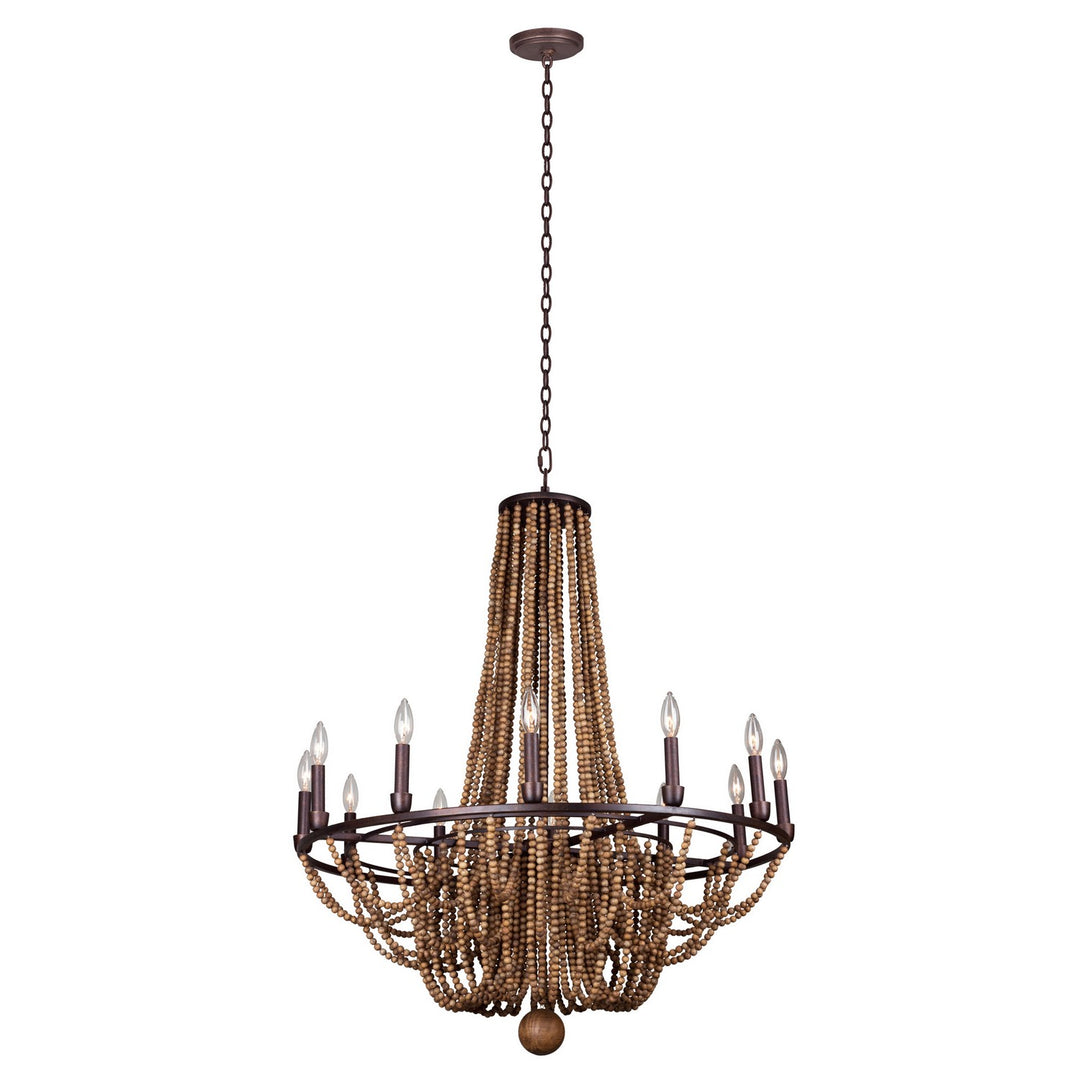 Kalco Beechwood 505272RM Chandelier Light - Royal Mahogany