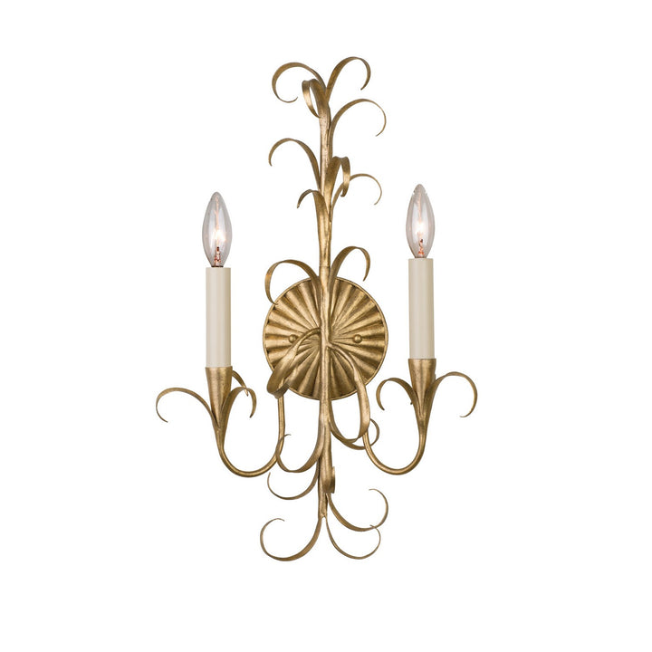 Kalco Ainsley 505420OL Wall Sconce Light - Oxidized Gold Leaf