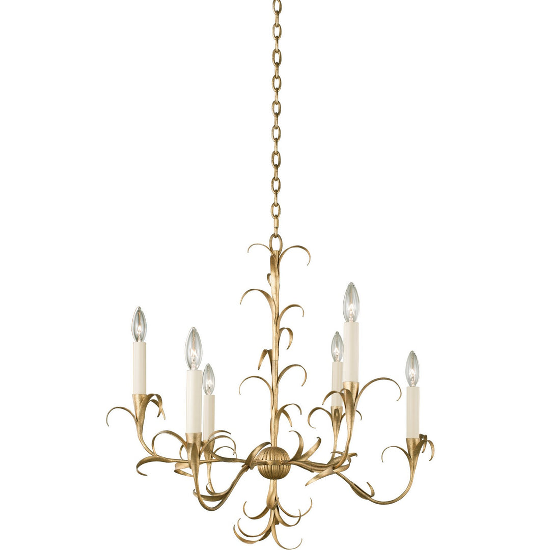 Kalco Ainsley 505471OL Chandelier Light - Oxidized Gold Leaf