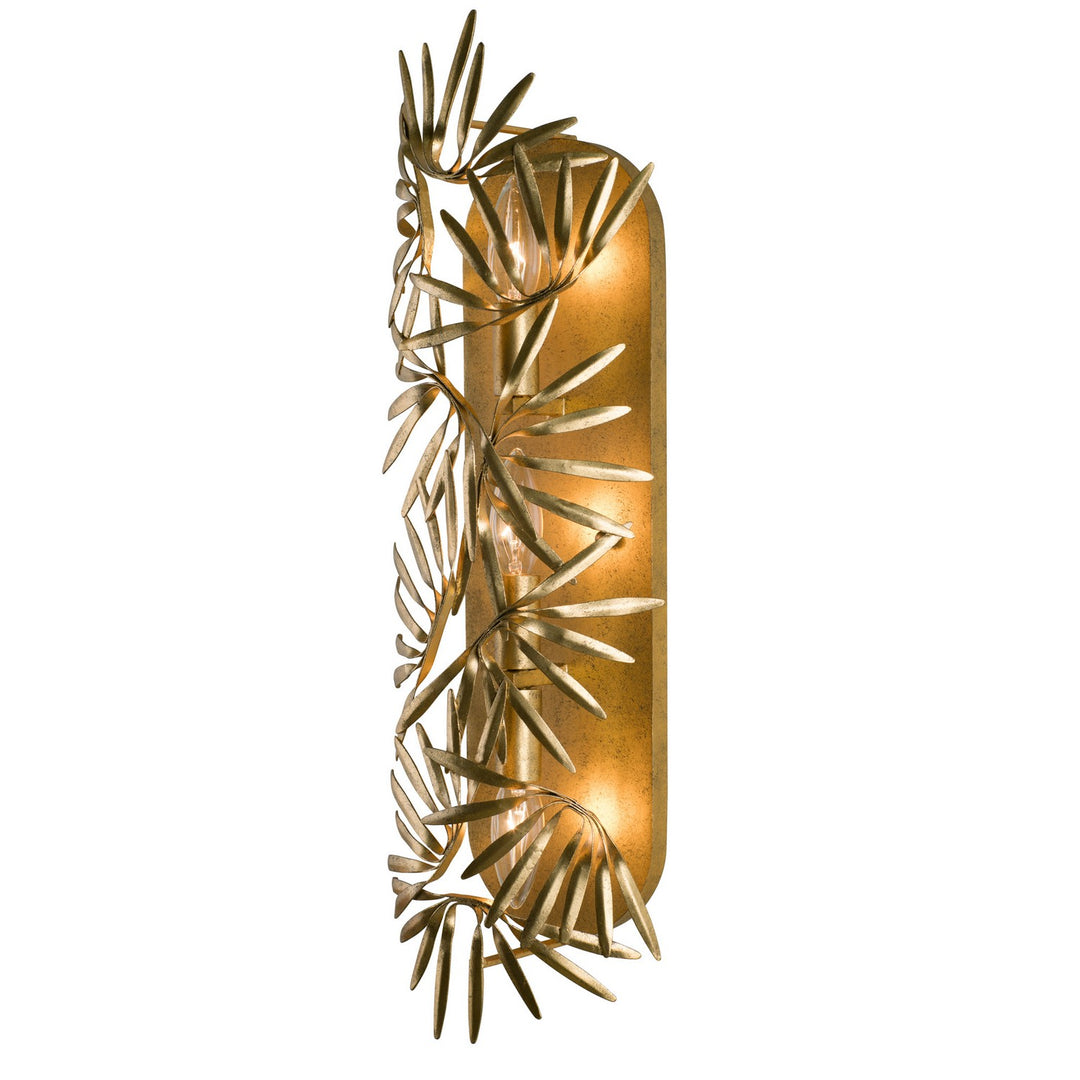 Kalco Jardin 507621OL Wall Sconce Light - Oxidized Gold Leaf