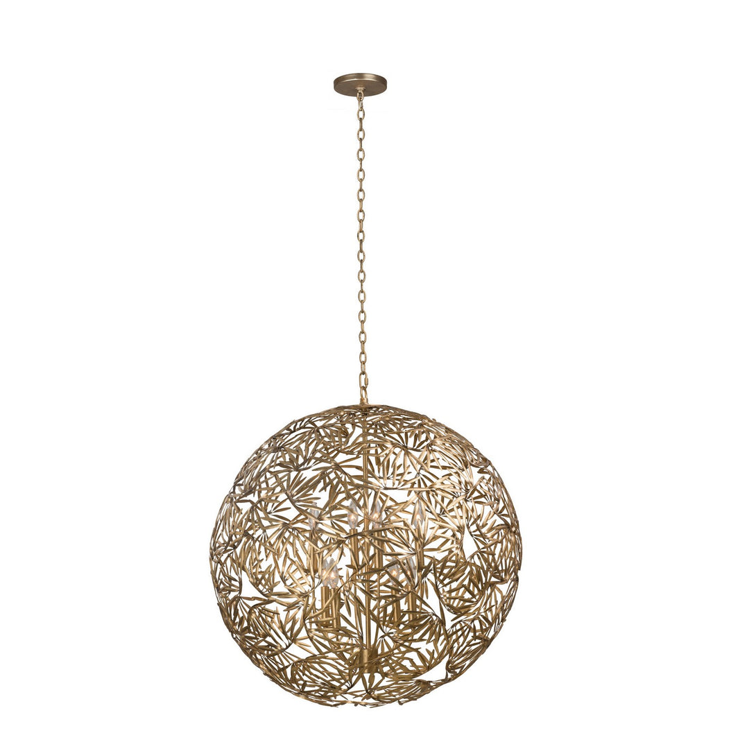 Kalco Jardin 507652OL Pendant Light - Oxidized Gold Leaf