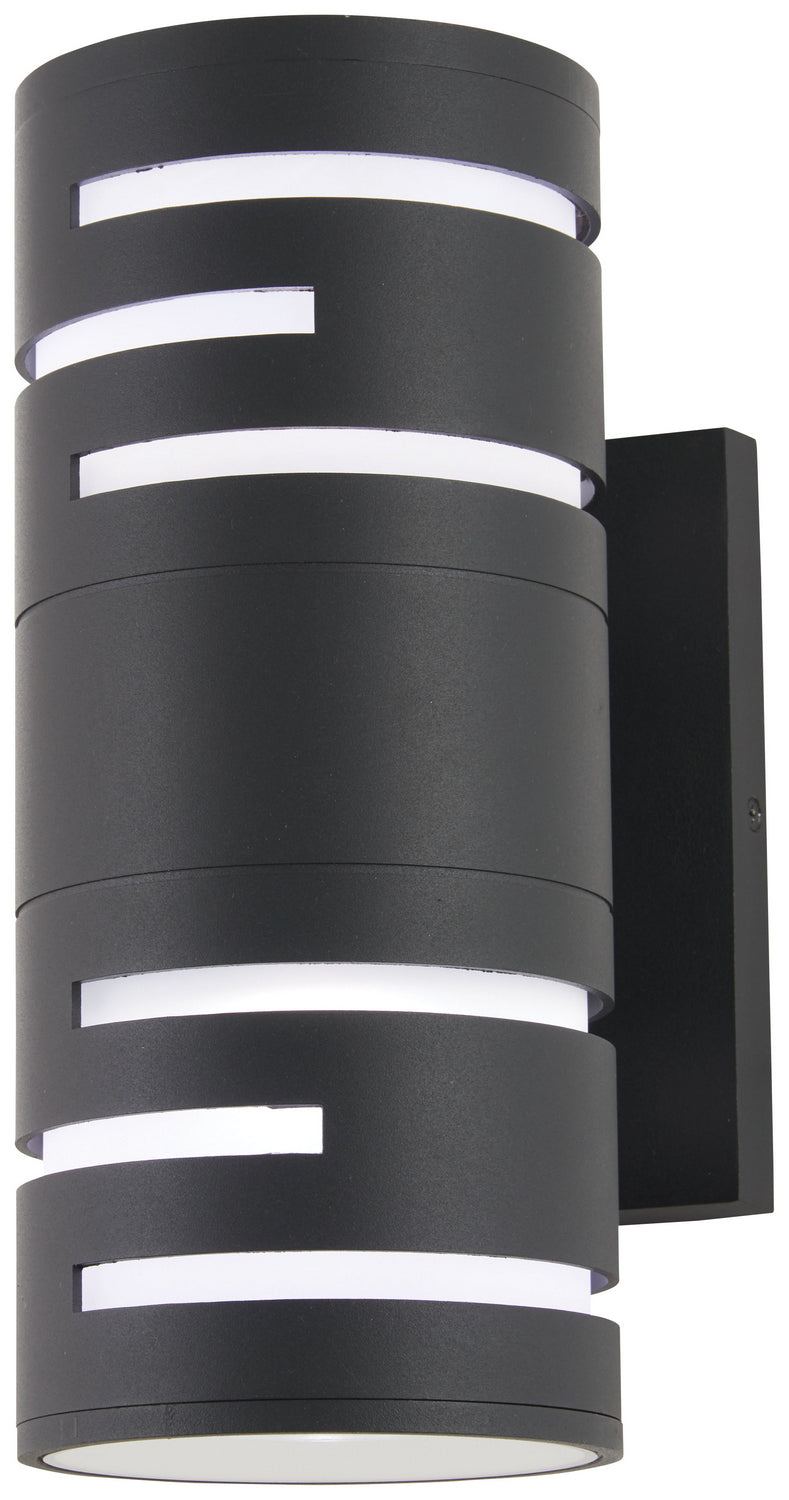 George Kovacs Lighting P1761-066-L Groovin Led Wall Sconce Outdoor Black