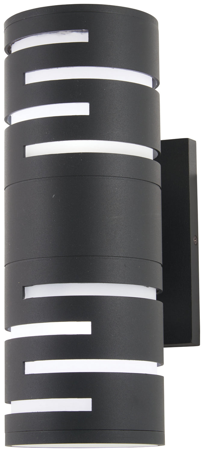 George Kovacs Lighting P1762-066-L Groovin Led Wall Sconce Outdoor Black