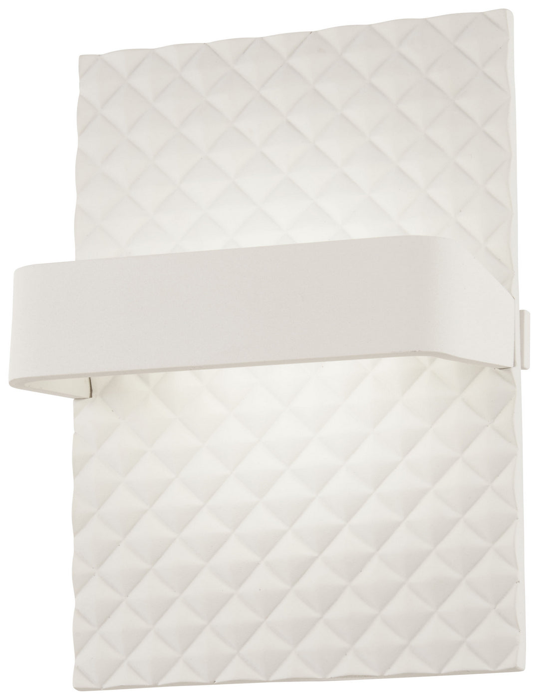 George Kovacs Quilted P1774-044B-L Wall Light - Matte White