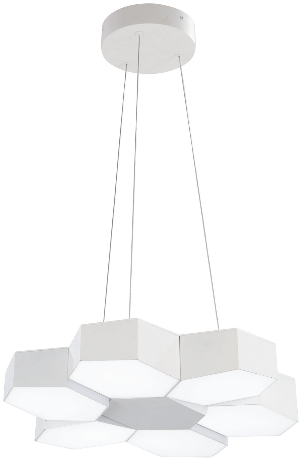 George Kovacs Hexacomb P8216-044B-L Pendant Light - Matte White