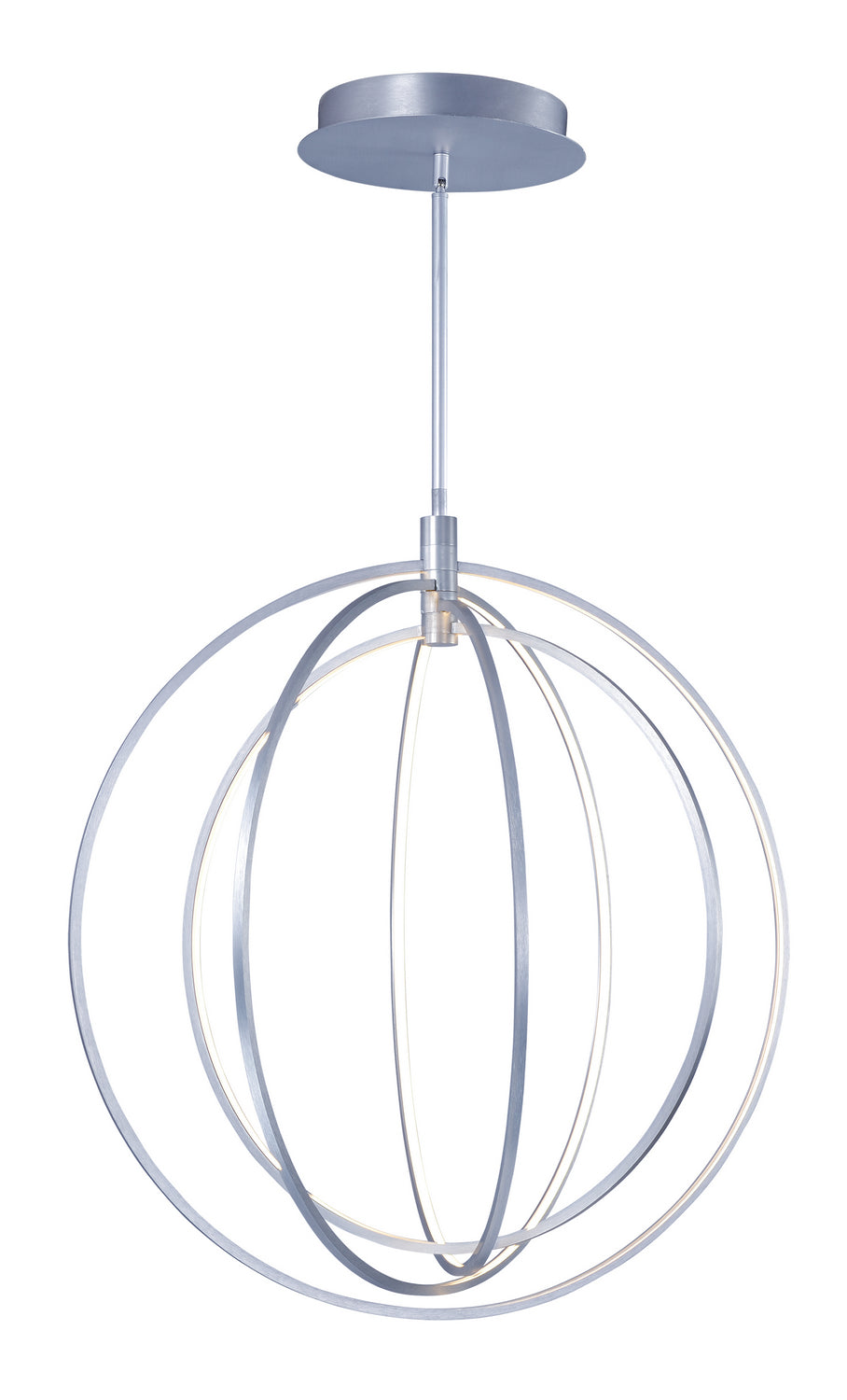 ET2 by Maxim Concentric LED E24048-BP Pendant Light - Brushed Platinum