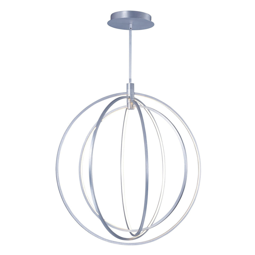 ET2 by Maxim Concentric LED E24049-BP Pendant Light - Brushed Platinum