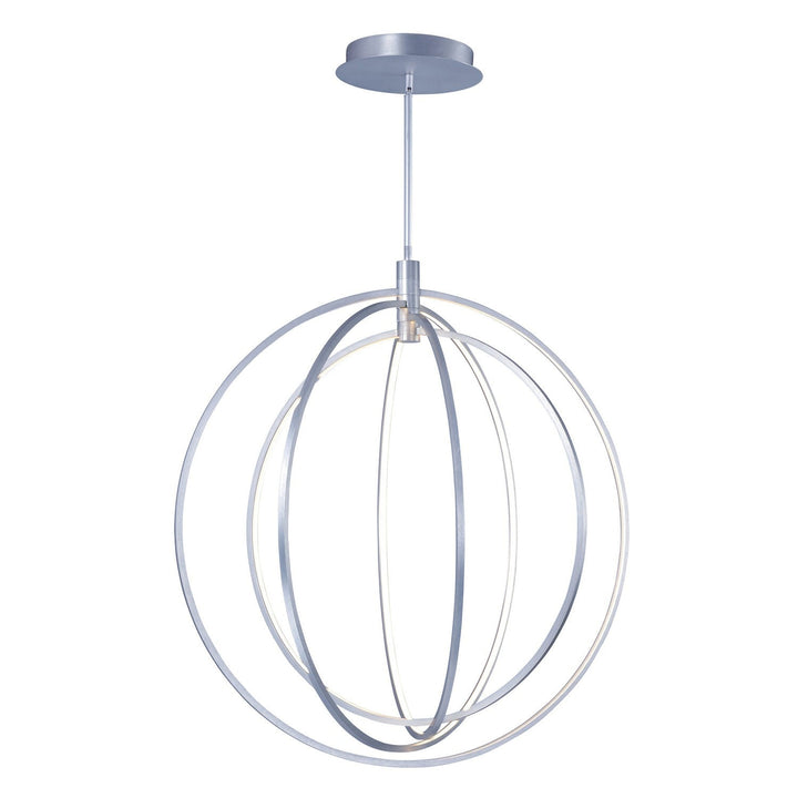 ET2 by Maxim Concentric LED E24049-BP Pendant Light - Brushed Platinum