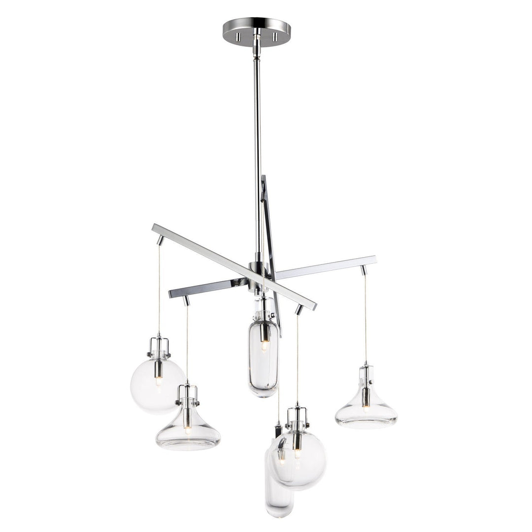 ET2 by Maxim Kem E24306-18PC Chandelier Light - Polished Chrome