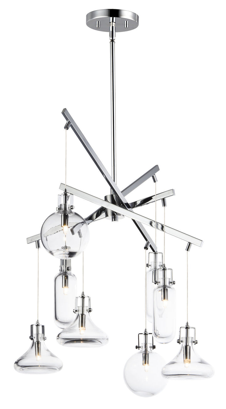 ET2 by Maxim Kem E24308-18PC Chandelier Light - Polished Chrome