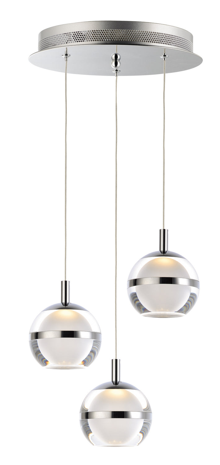 ET2 by Maxim Swank E24593-93PC Pendant Light - Polished Chrome