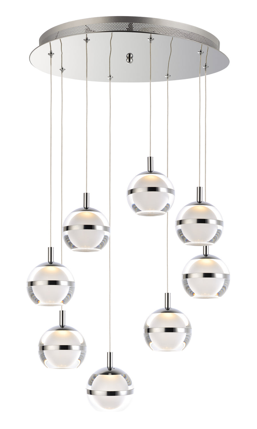 ET2 by Maxim Swank E24598-93PC Pendant Light - Polished Chrome