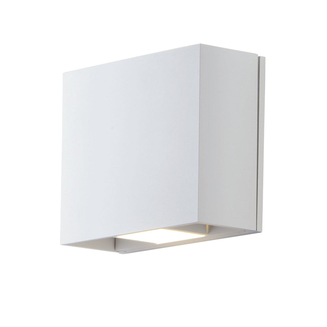 Et2 By Maxim E41328-WT Modern Alumilux Cube Outdoor White