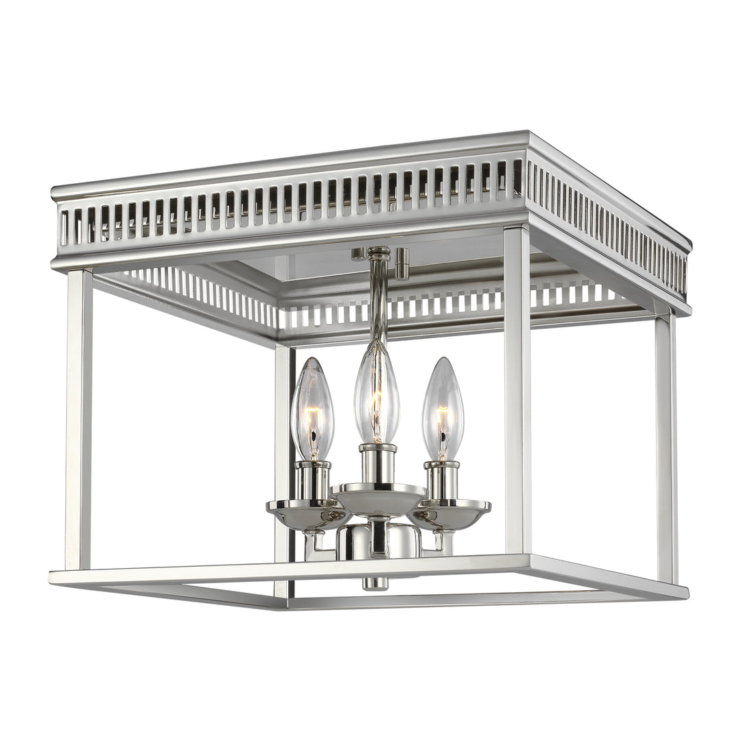 Visual Comfort Studio Woodruff FM521PN Ceiling Light - Polished Nickel