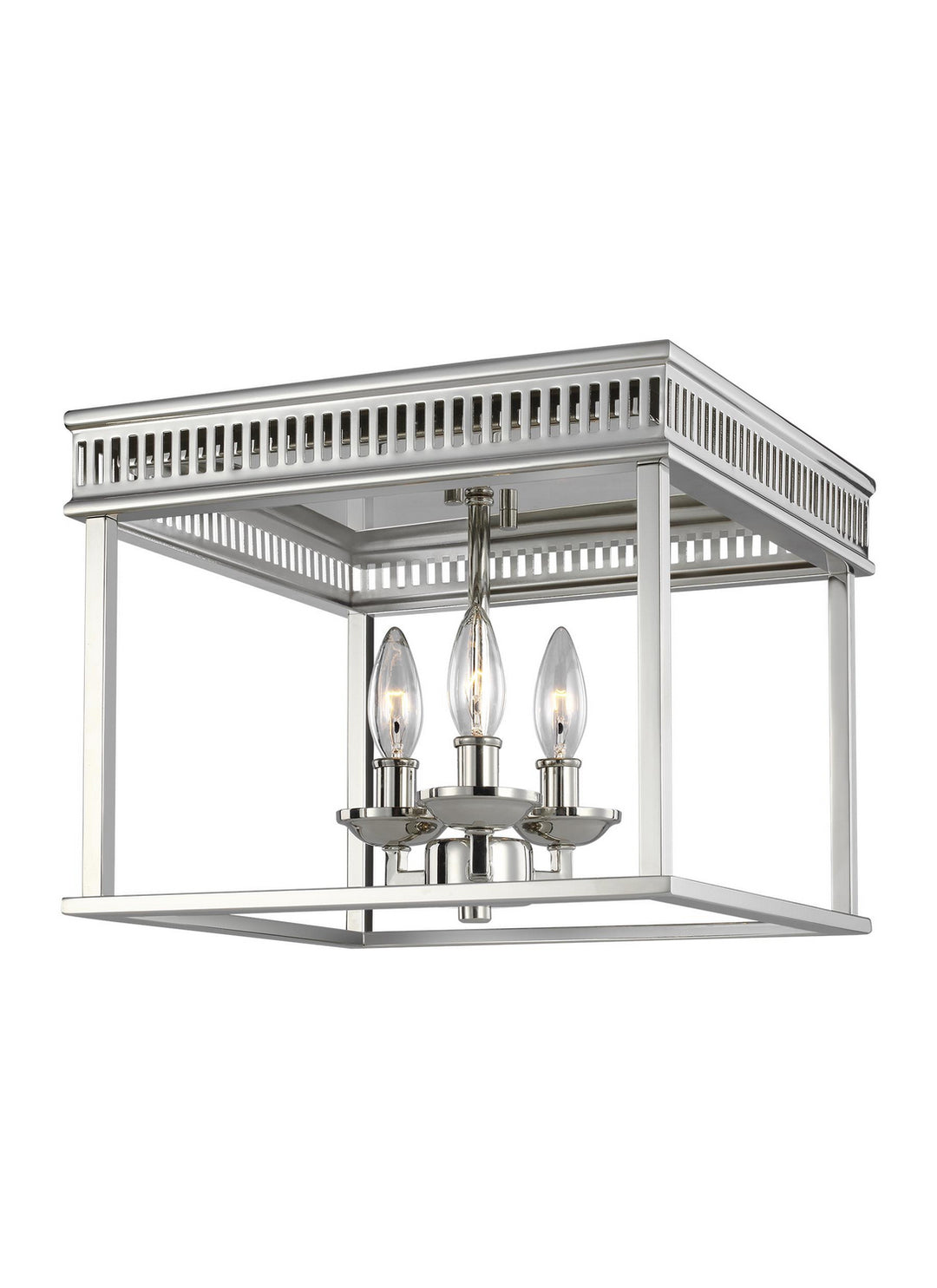 Visual Comfort Studio Woodruff FM521PN Ceiling Light - Polished Nickel