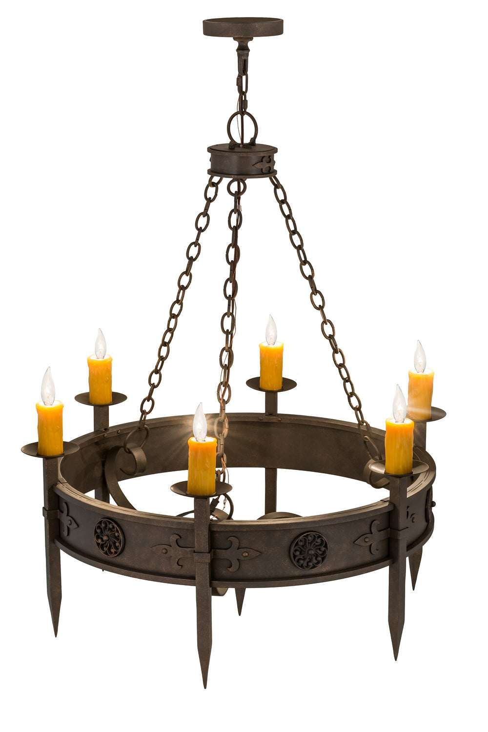 Meyda Tiffany Calandra 115167 Chandelier Light - Timeless Bronze