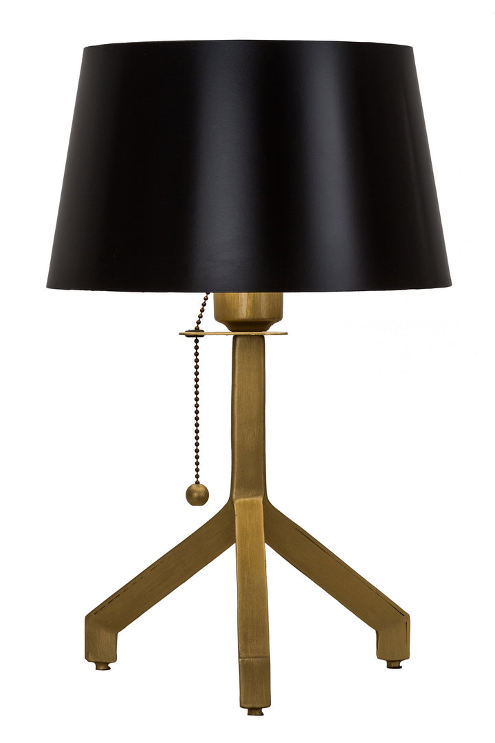 Meyda Tiffany Lighting 167594 Cilindro One Light Table Lamp Lamp Brass - Antique