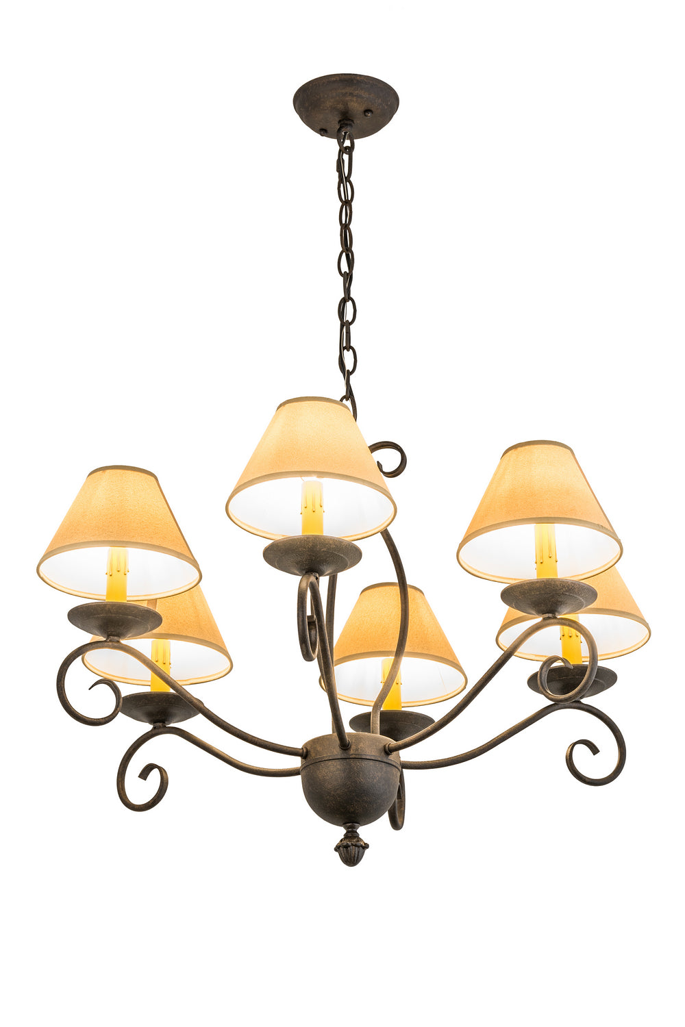 Meyda Tiffany Sienna 169823 Chandelier Light - Mahogany Bronze