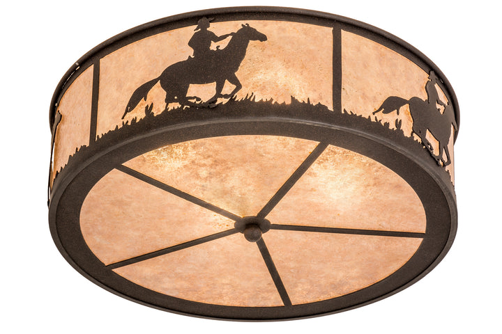 Meyda Tiffany Lone Cowboy 170455 Ceiling Light - Dark Roast