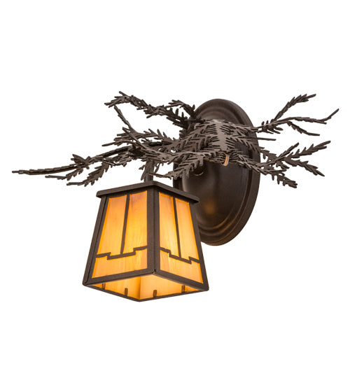 Meyda Tiffany Pine Branch 170878 Wall Light - Cafe-Noir ,Custom