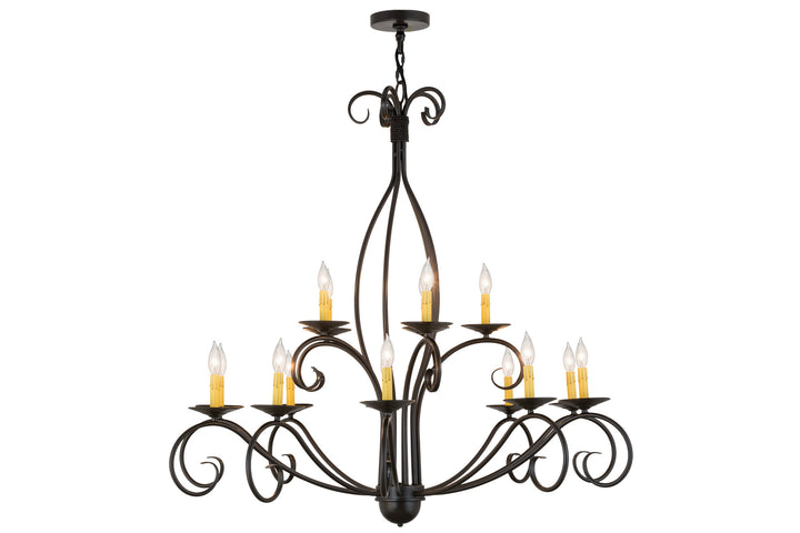 Meyda Tiffany Sienna 171607 Chandelier Light - Timeless Bronze