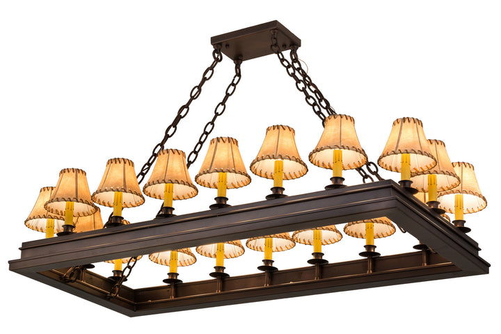 Meyda Tiffany Mezek 172608 Chandelier Light - Mahogany Bronze