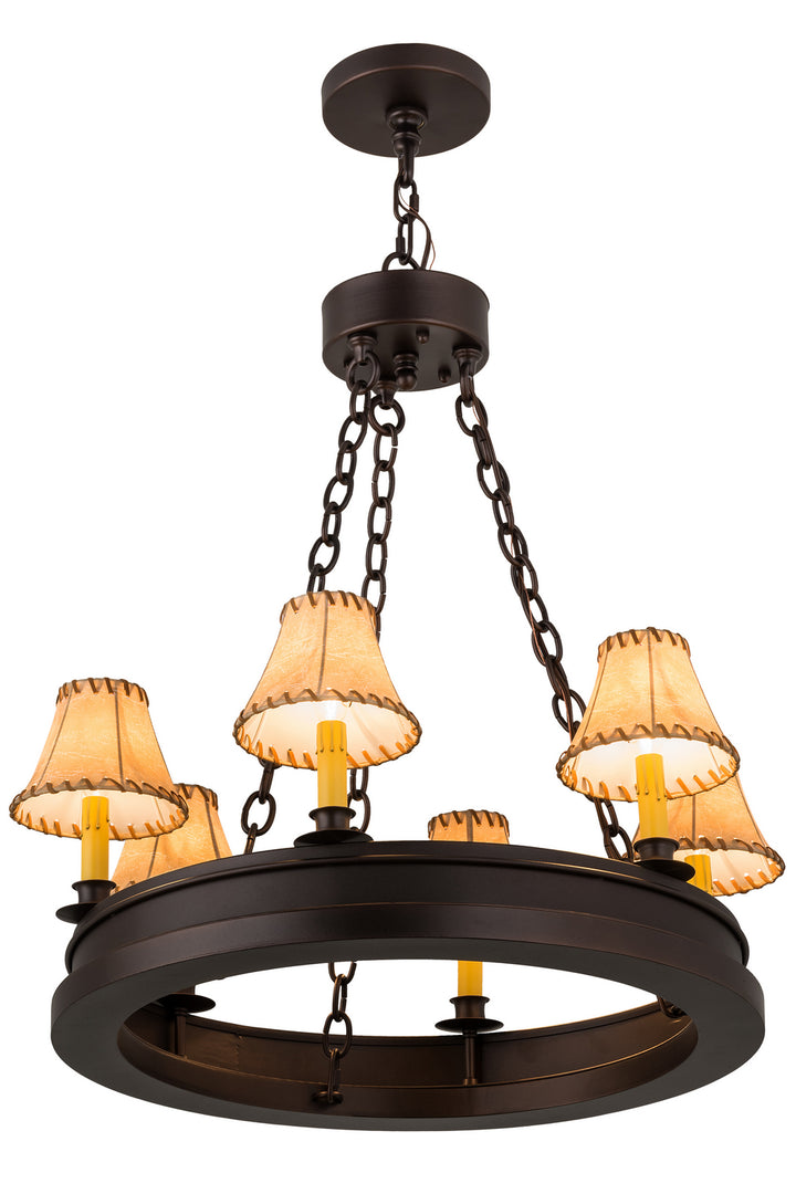 Meyda Tiffany Sullivan Ranch 172656 Chandelier Light - Mahogany Bronze