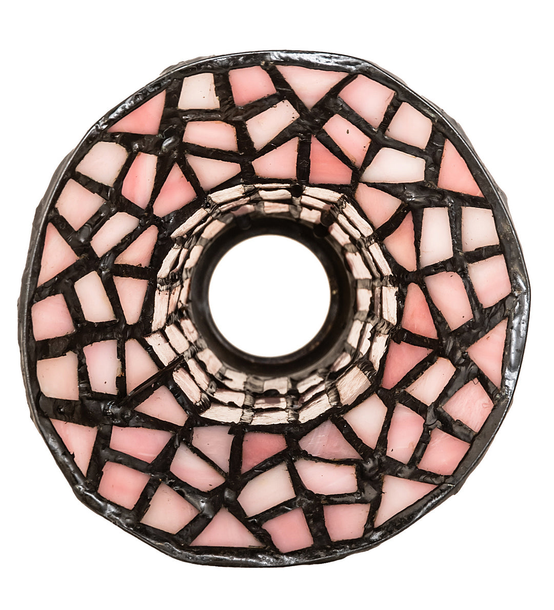 Meyda Tiffany Lighting 17570 Stained Glass Pond Lily Shade Lamp Shade Bronze / Dark