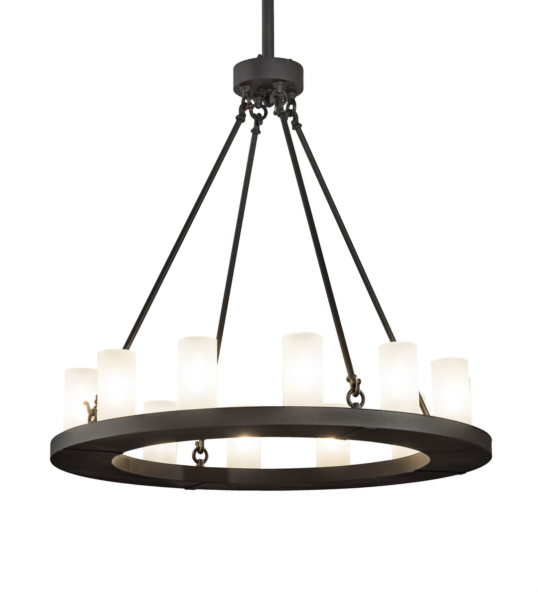 Meyda Tiffany Loxley 199716 Chandelier Light - Wrought Iron