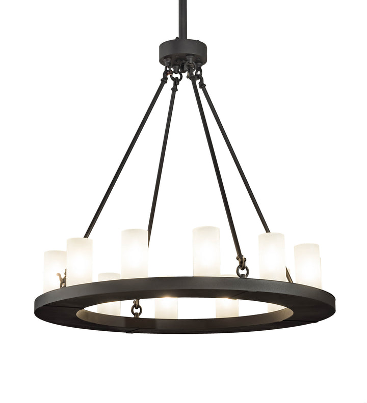 Meyda Tiffany Loxley 199716 Chandelier Light - Wrought Iron