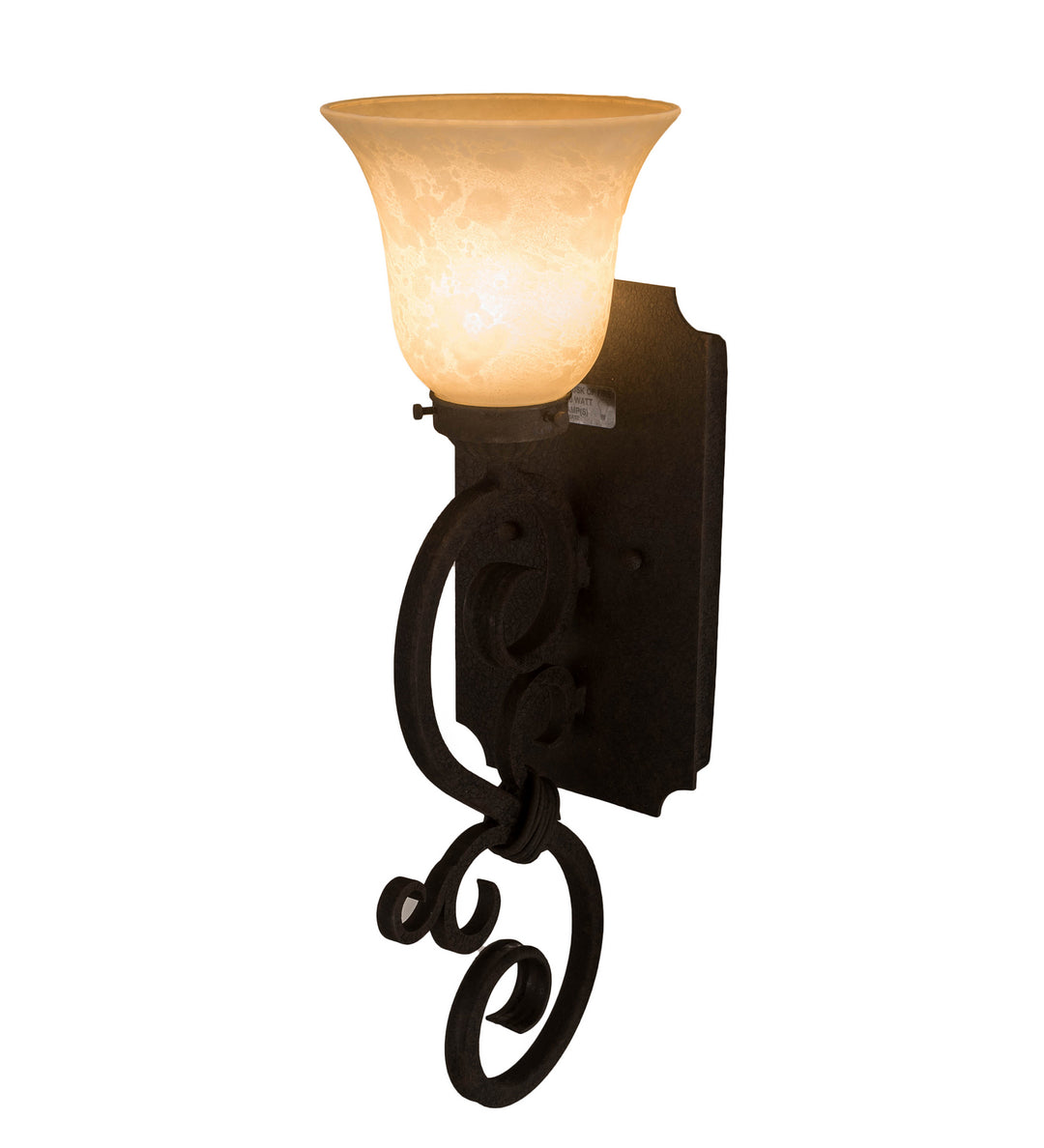 Meyda Tiffany Thierry 200022 Wall Light - Craftsman Brown