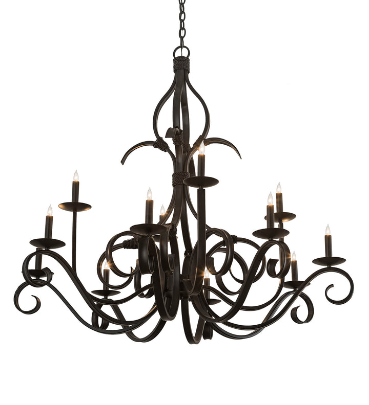 Meyda Tiffany Cypress 202247 Chandelier Light - Craftsman Brown,Mahogany Bronze