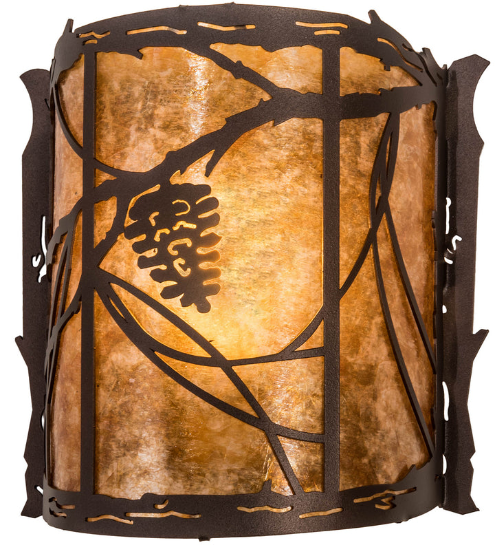 Meyda Tiffany Whispering Pines 200283 Wall Light - Mahogany Bronze