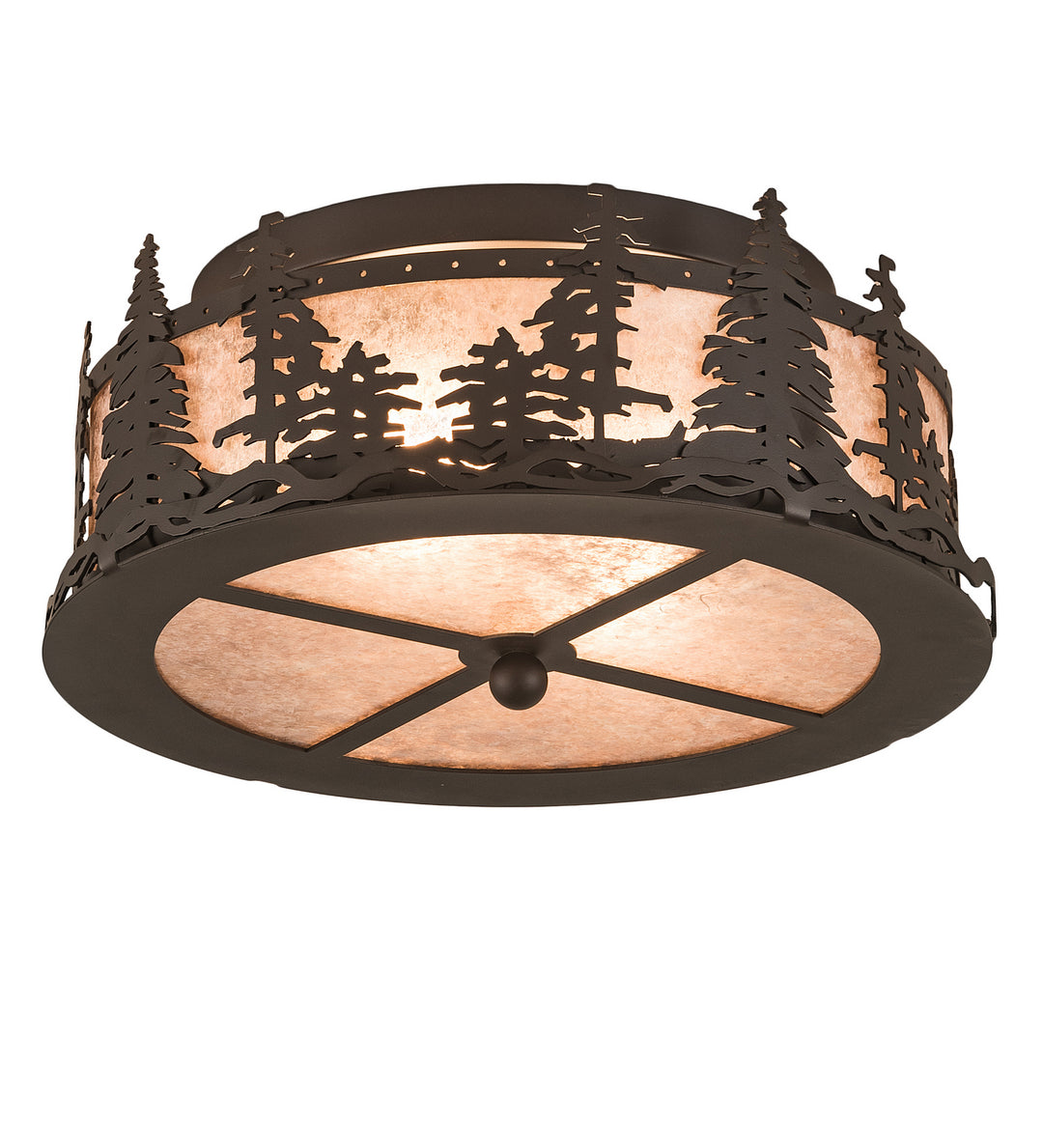 Meyda Tiffany Tall Pines 200527 Ceiling Light - Oil Rubbed Bronze