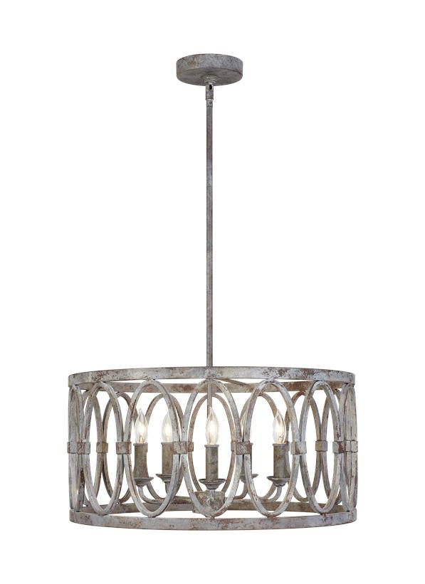 Visual Comfort Studio Patrice F3222/5DA Chandelier Light - Deep Abyss